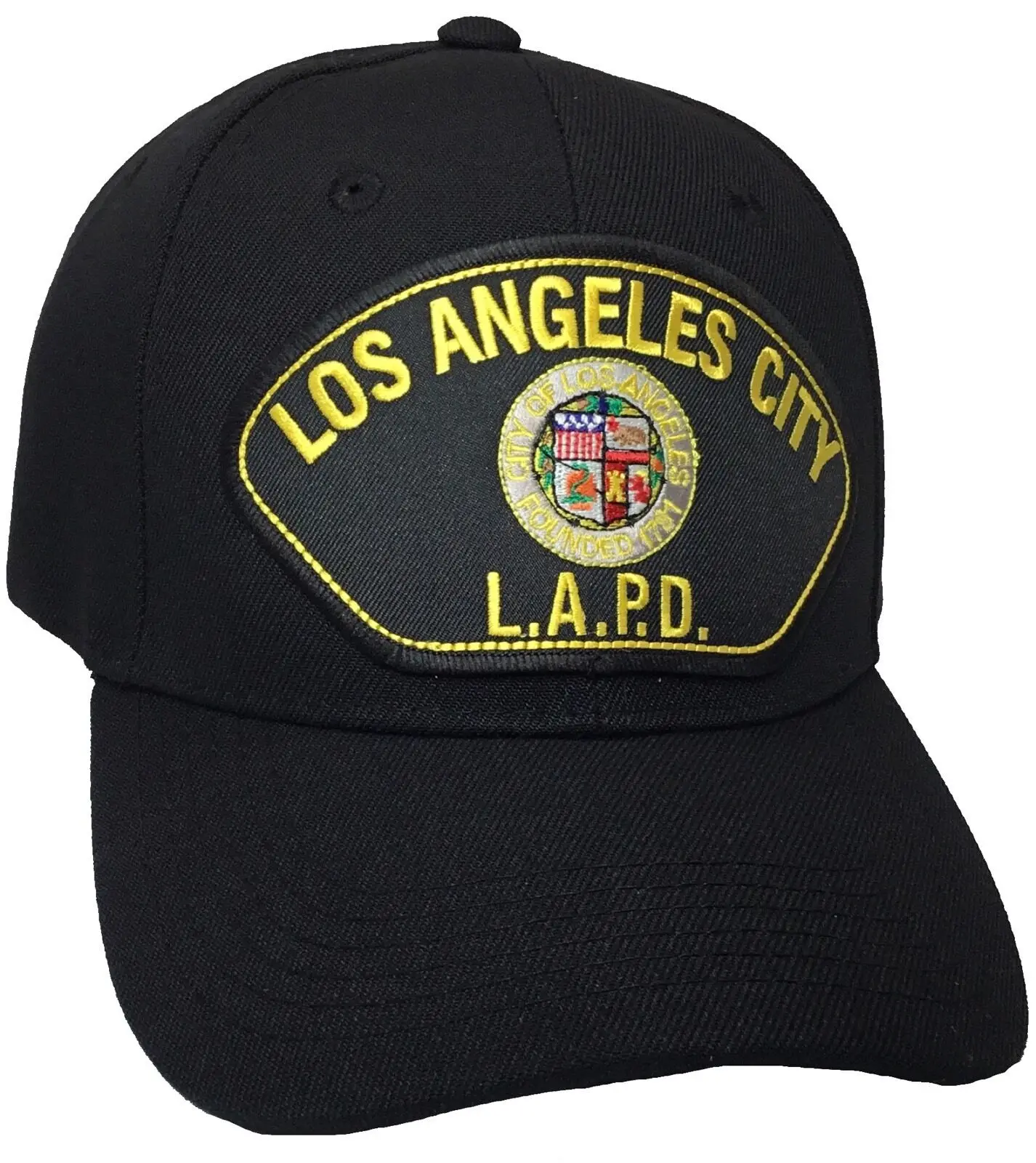 

Printed Los Angeles Police Department LAPD Hat Black Baseball Cap