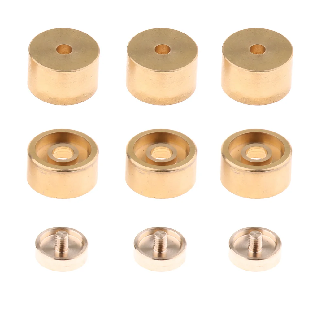 

1 Set Trumpet Valve Finger Buttons Trumpet Brass Instruments for Trumpet Finger Button Replacement Golden