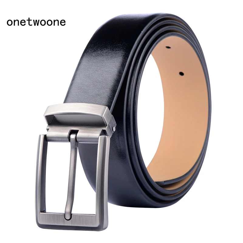 High Quality Genuine Leather Man Belts Cow Leather Mens Business Belts