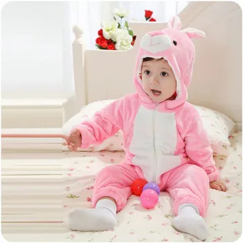 

Animal Character Pink Rabbit Baby Romper Cartoon Figure Newborn Suit 2020 Infant Toddler Overall Baby Clothes for 6 Month RL2-E