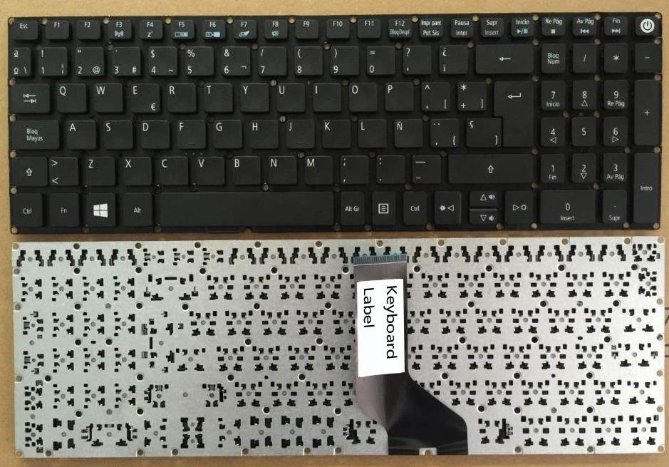 Acer Laptop Keyboard Layout
