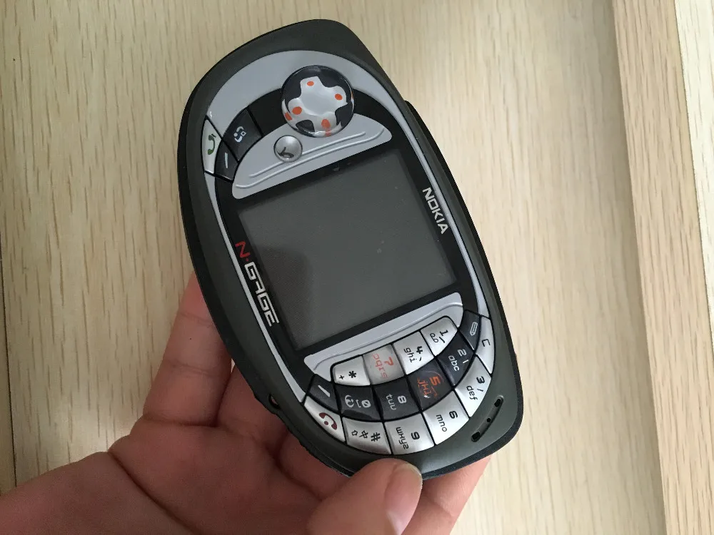 Оригинальный разблокирована Nokia N-gage QD игры мобильный телефон bluetooth многоязычный Восстановленное