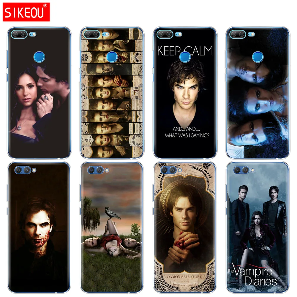 

Silicone Cover phone Case for Huawei Honor 10 V10 3c 4C 5c 5x 4A 6A 6C pro 6X 7X 6 7 8 9 LITE the Vampire Diaries
