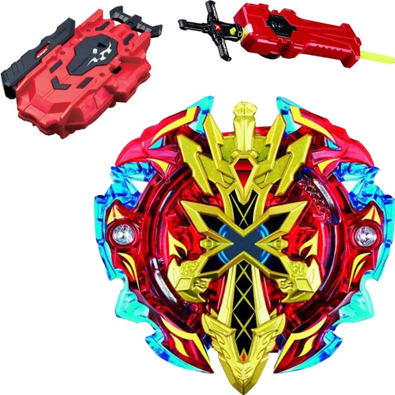 Beyblade Black Victory Strike God Valkyrie/Valtryek Infinite B-96 Starter W/Launcher+ Lr Red Launcher и Sword Launcher bey - Цвет: Ali057