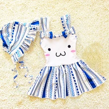 Dollplus купальники для девочек Детские Купальники цельные для маленьких девочек с героями мультфильмов летняя пляжная одежда купальники для плавания