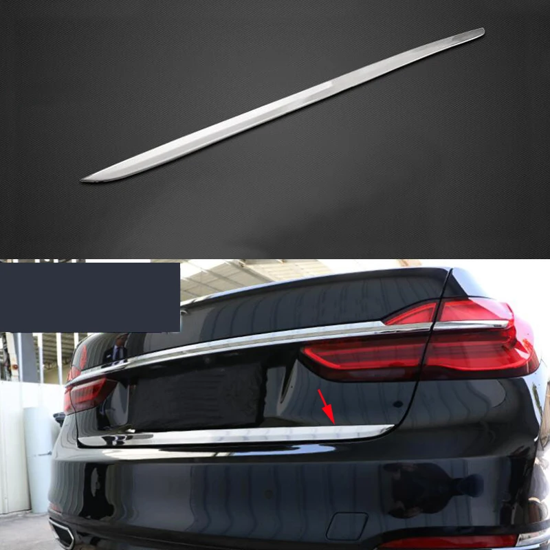 

Tail Rear Trunk Door Tailgate Cover Trim Molding For BMW 7 Series G11 G12 16-18