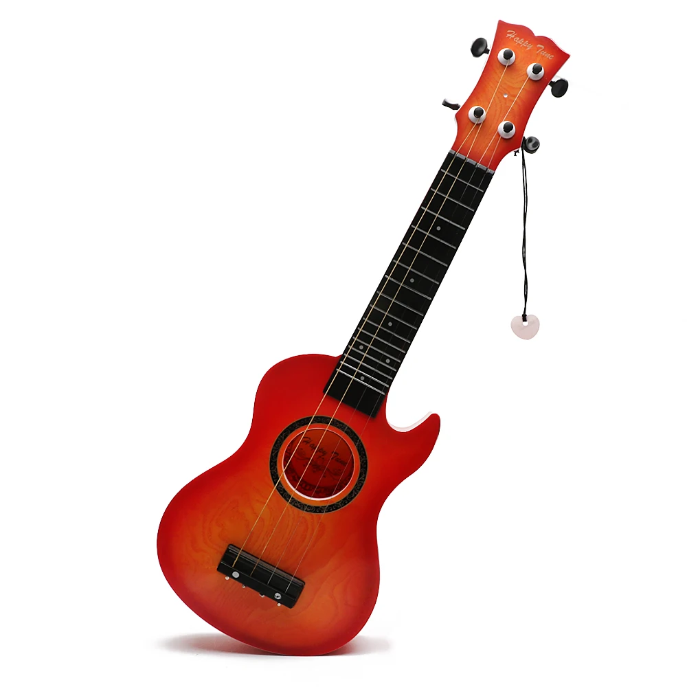 Kids Emulational Guitar Musical Toys Happytime Guitar with 6 Strings Musical Instruments Educational Toys for Kids Children Adults 