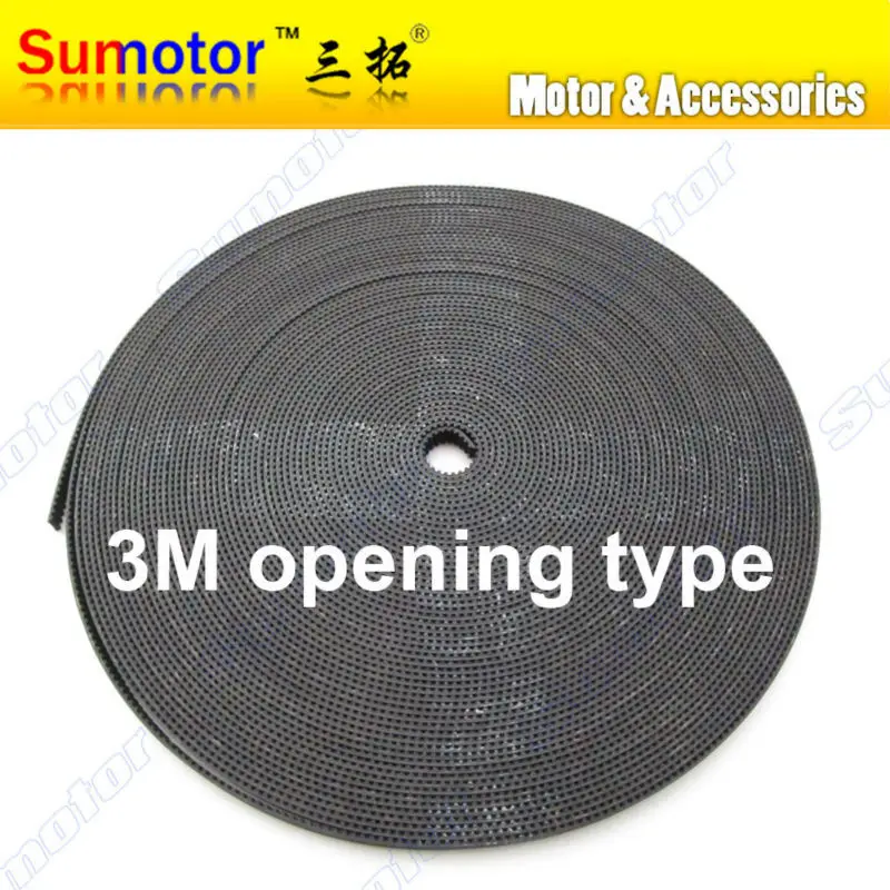 3M Arc HTD tooth Width 10mm Pitch 3mm Synchronous Rubber Opening timing belt Endless for CNC 3D printer Engraving machine