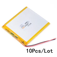 10pcs Lot 3 7V 4000mAh Polymer Li ion Battery For E Book Power Bank PDA Portable