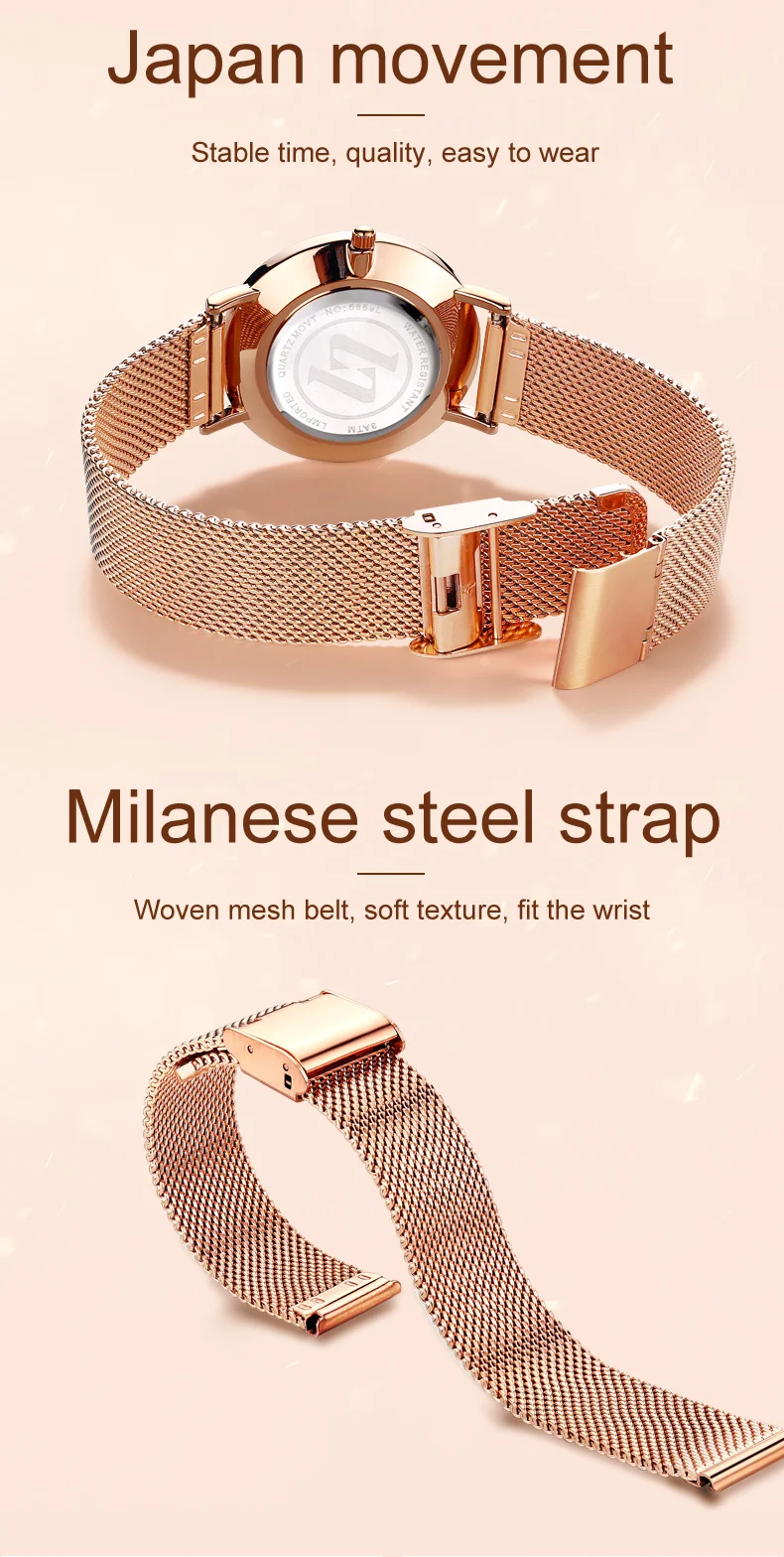 Montre-Bracelet Dames De Mode 2