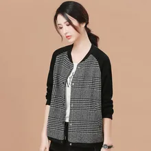 Винтажная простая куртка-пальто с вышивкой Осенняя уличная атласная куртка-бомбер женская Двусторонняя бейсбольная куртка sukayang