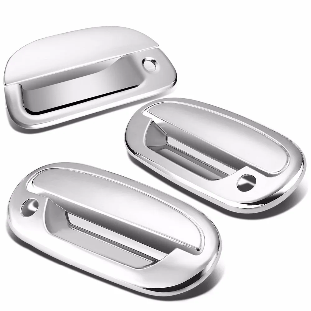 2DR Tail gate COVER and chrome Door Handle Cover w