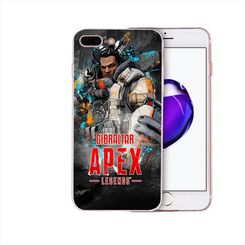 Apex legends мягкий силиконовый для мобильных телефонов Чехол для Apple iphone xr x xs max 7 8 plus 6 6s 5s se 5 10 чехол крутой дизайн мобильного корпуса