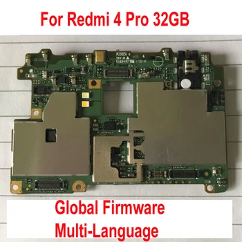 

Original Unlock Mainboard For Xiaomi Redmi 4 Pro Redmi4 Motherboard card fee Circuit flex cable Accessory Sets Global Firmware