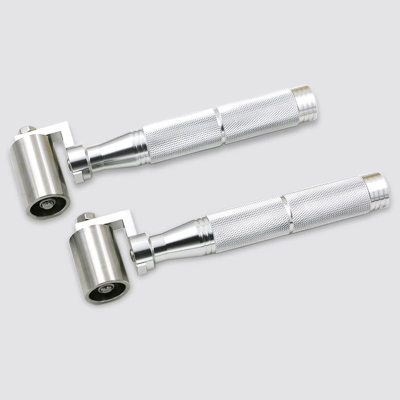 Stainless Steel Handle Wallpaper Roller Pressure Roller Tool with Bearing Home Decor Apply Hand DIY Tool Platen Roller Wheel center point for ag60 pt 31 p80 plasma cutting torch compass circinus roller guide wheel