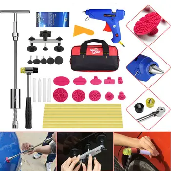 Buy PDR Rubber Hammer Pulling Bridge Glue Tabs Glue Sticks Glue Gun Car Dent Repair Tools Dent Damage Repair Tools