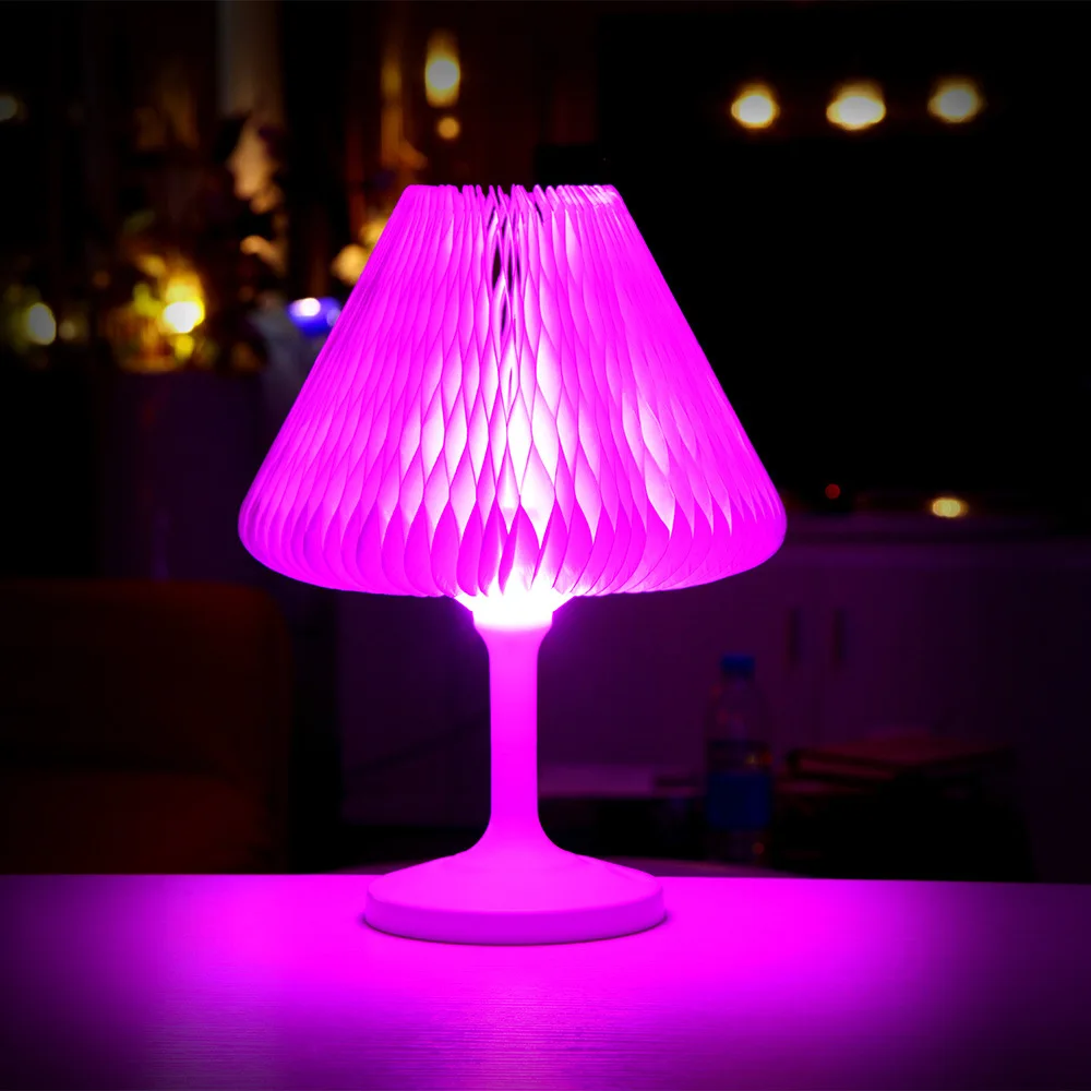 

Touch Switch Table Lamp USB Rechargeable LED Colorful Night Light Creative Bedside Lamp Color Changing Desk Lamp Festival Gift