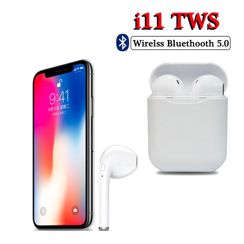

i11 TWS 5.0 Bluetooth Wireless Stereo earbuds tws i11 earphone For iPhone Samsung Xiaomi Phone earphones
