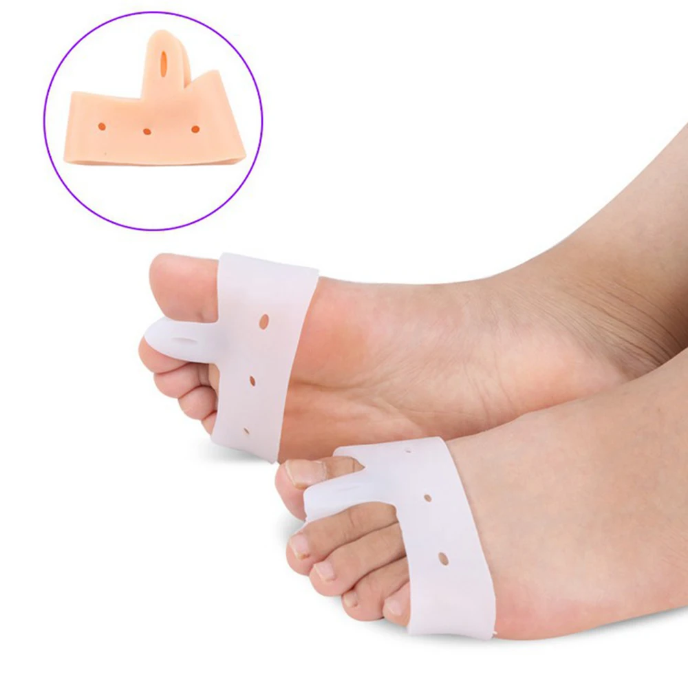 

Daily Use Toe Separator Foot Care Biological Silicone Hallux Valgus Orthosis Big toe Corrector Foot Care Tools