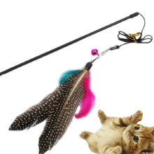 Misterolina, разноцветные перьевые игрушки для кошек, котенок, играющая интерактивная игрушка с милым колокольчиком, высокое качество, товары для домашних животных