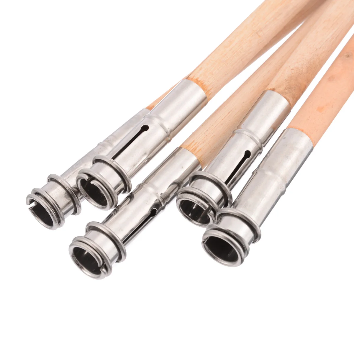 5pcs Pencil Extender Adjustable Wood Lengthener Holder Painting Drawing Tool for School Office Supply