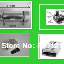 Один комплект 300 Вт шпиндель с воздушным охлаждением регулятор скорости мощность кронштейн ER11 Для cnc гравировка