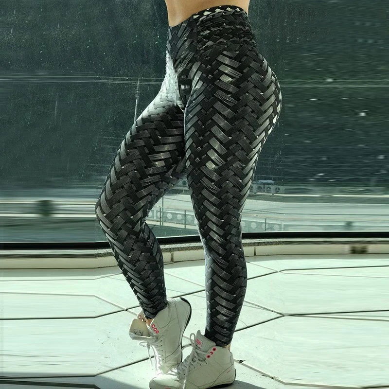Женские леггинсы с 3D принтом железной доспехи, высокая талия размера плюс, леггинсы с эффектом пуш-ап 3D, эластичные штаны для фитнеса с бантиком