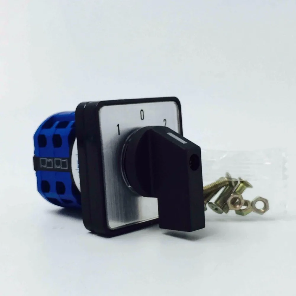 

LW26-20/2 Knob Universal Change-over Switch Group Combine 3 Archives 2 Point Switch