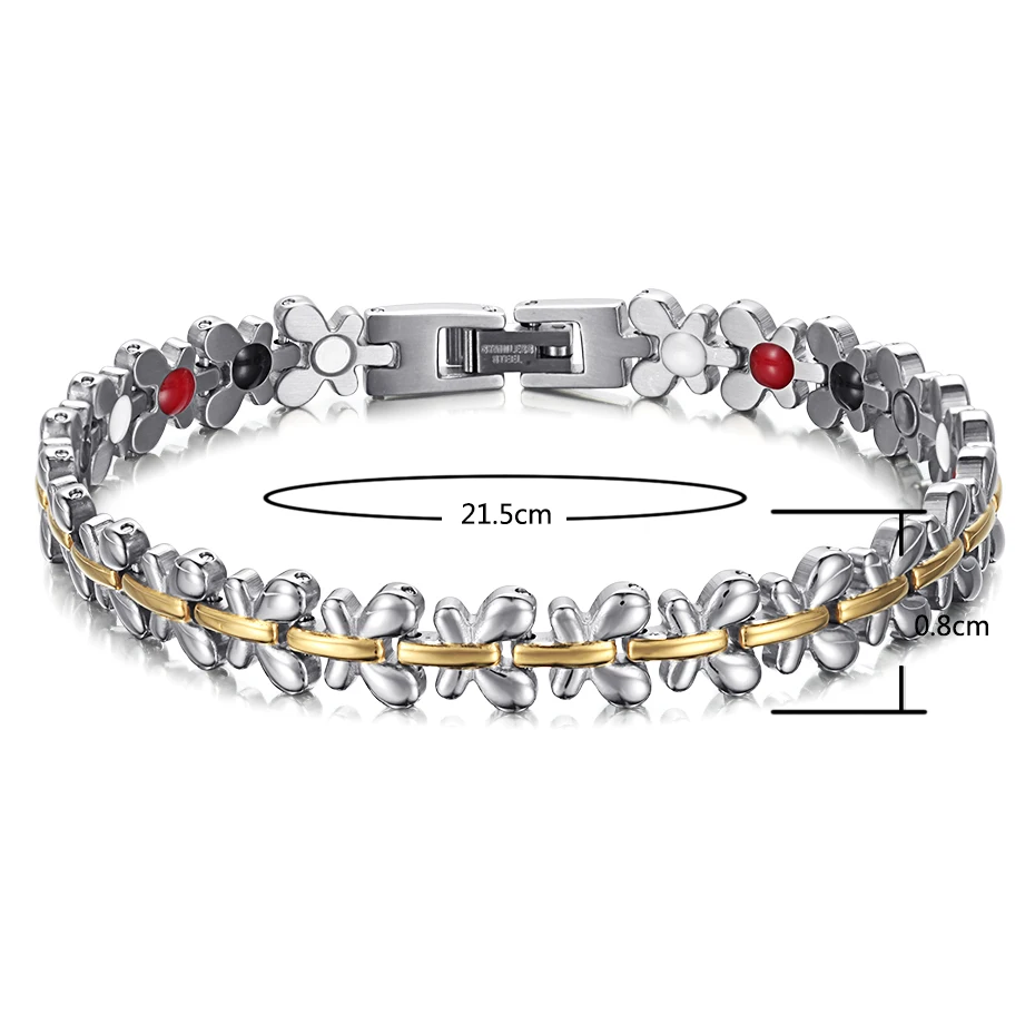 Stainless Steel Magnetic Power Bracelets (18)