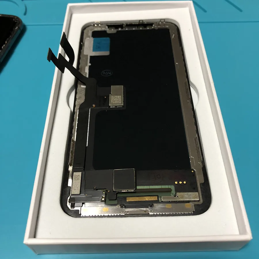 MX تيانما TFT عرض ل فون X شاشة LCD و محول الأرقام شاشة تعمل باللمس الجمعية مع الإطار + ملصقات هاتف محمول