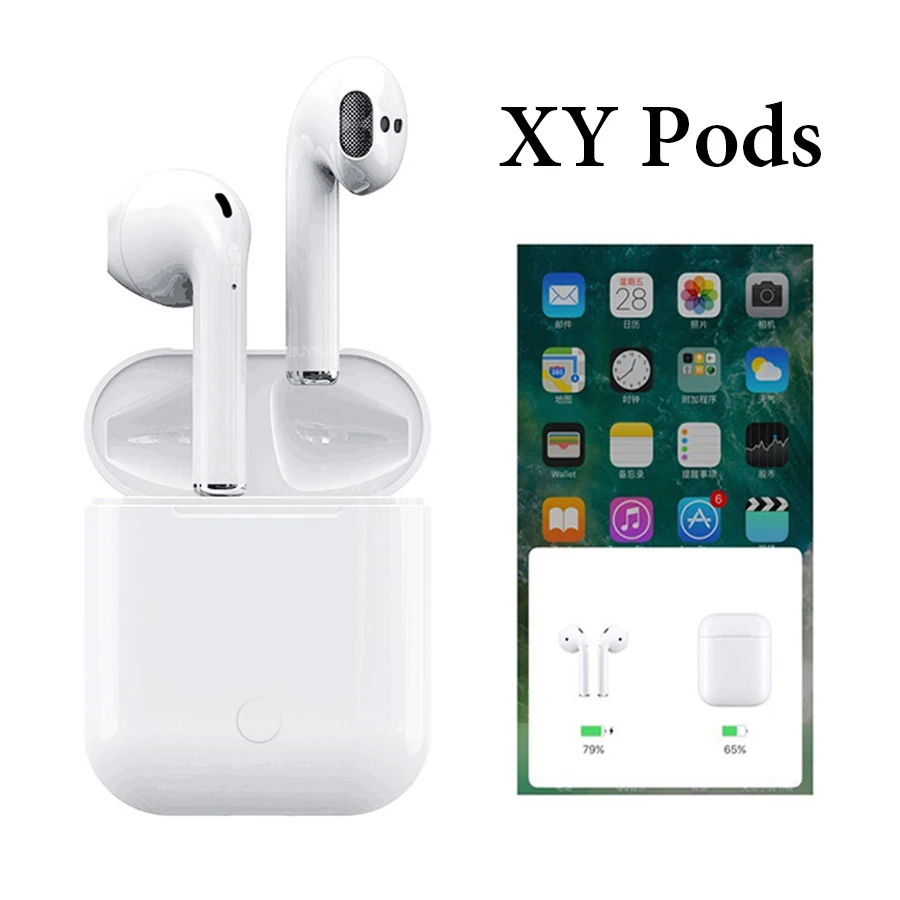 

XY Pods tws Bluetooth Earphones Wireless Earbuds with W1 Chip Touch Control Earphone 1:1 Headset tws not LK TE9 i12 i10