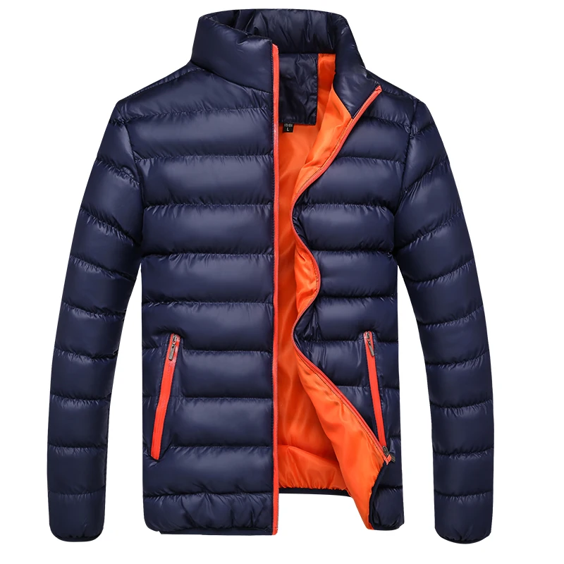 Sale New Men' Winter Jackets Men Stand Collar Cotton