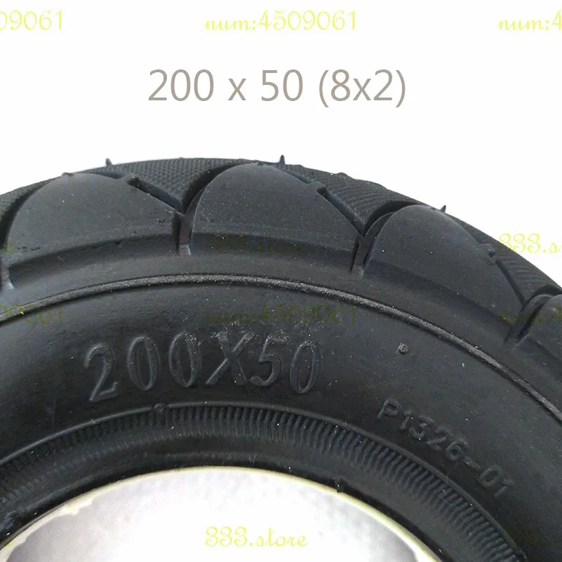 200x50(8x2) шины твердые/заполненные пеной шины 200x50 для Razor E100 E125 E200 скутер Твердые Бескамерные шины