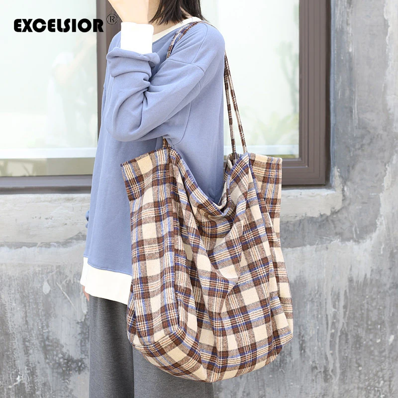 

EXCELSIOR Luxury Handbags Women Bags Designer Crossbody bags for Women Quality Canvas Shoulder Bag Summer Vocation Style