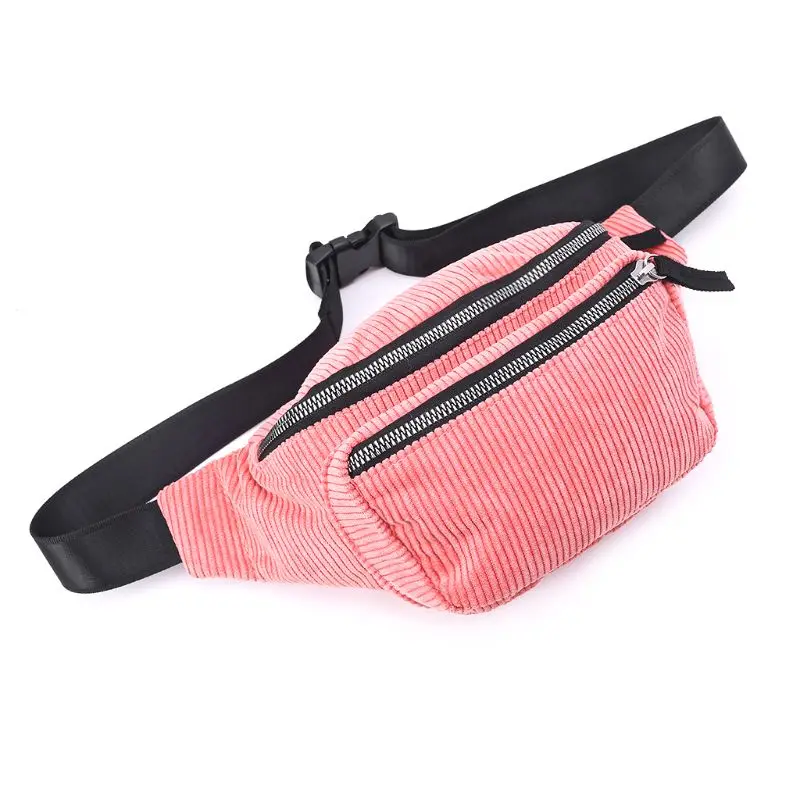 Женская поясная сумка, Вельветовая нагрудная сумка, винтажная сумка для телефона, сумка-мессенджер на ремне