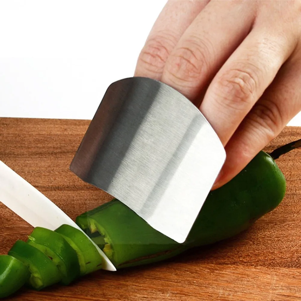 Finger Guard Protection Finger Chop Safe Slice Stainless Steel Kitchen
