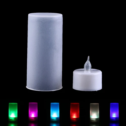 7 Colors Flash Light LED Candle Changing Floating