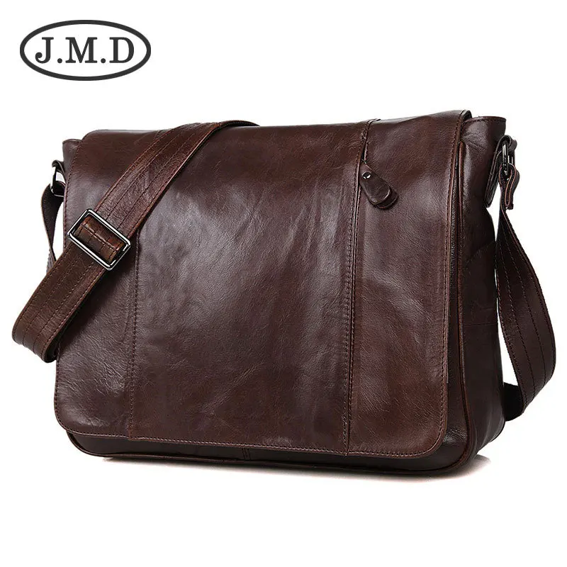 

J.M.D Tanned Leather Men's Messenger Bag Shoulder Bags Sling Bag For Young 7338