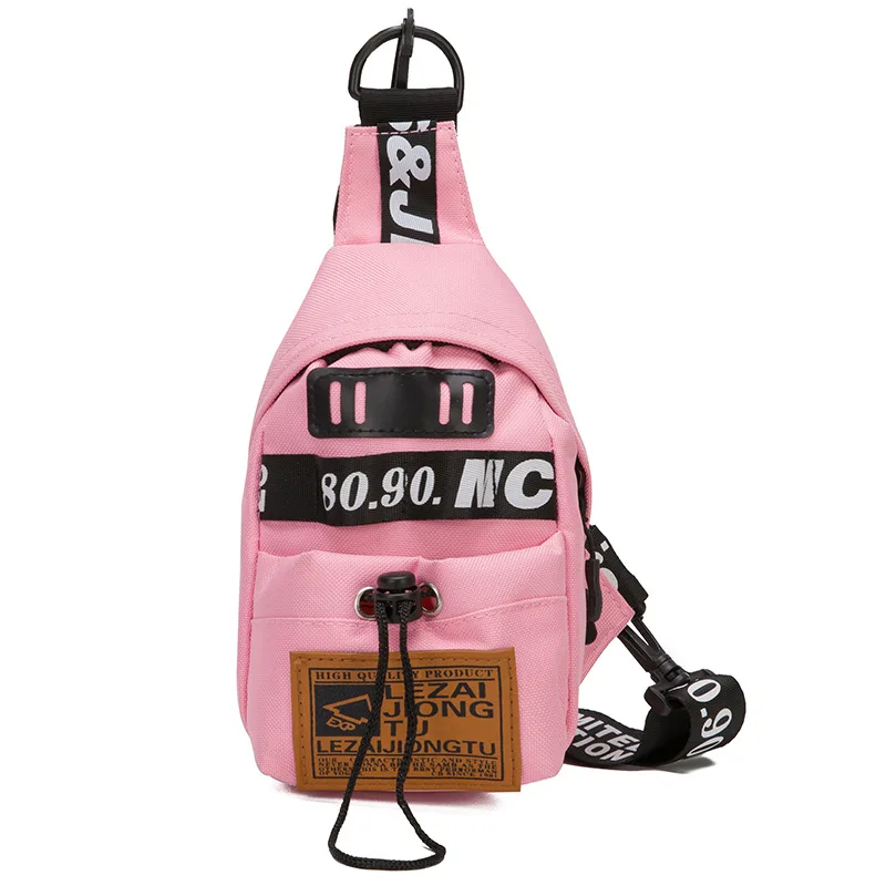 JayCreer city сумки для бега сумка рюкзак плечо поясная сумка 12X8X21 см - Цвет: Pink