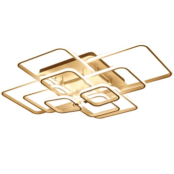 

Modern simple high-end remote control living room ceiling lamps