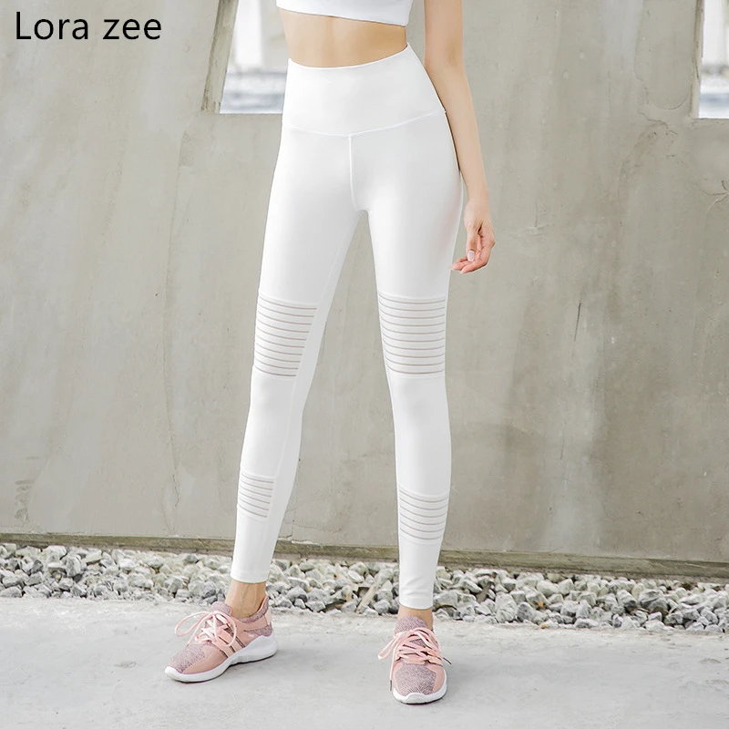 Download LORA ZEE Womens Workout Leggings High Waist Tummy Control ...