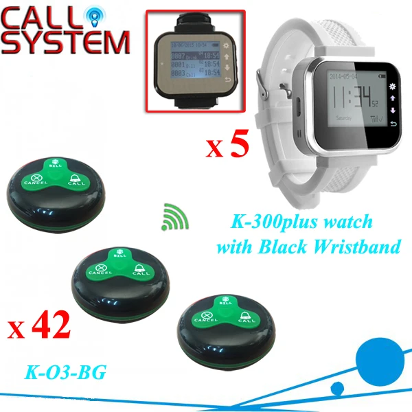 Digital wireless call pager system for restaurant