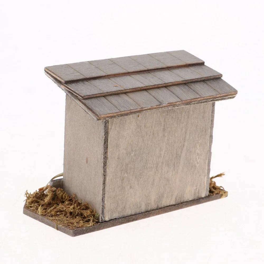 1:12 Dollhouse Miniature Roost Chicken Coop Nest-box Henhouse Toy OG001