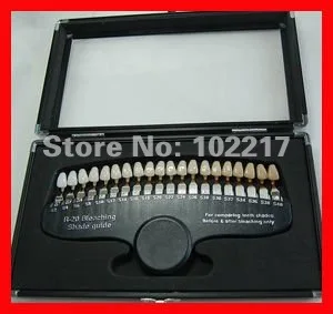 

Free Shipping! 10 pcs/lot Teeth Whitening 3D Shade Guide , Tooth Bleaching system