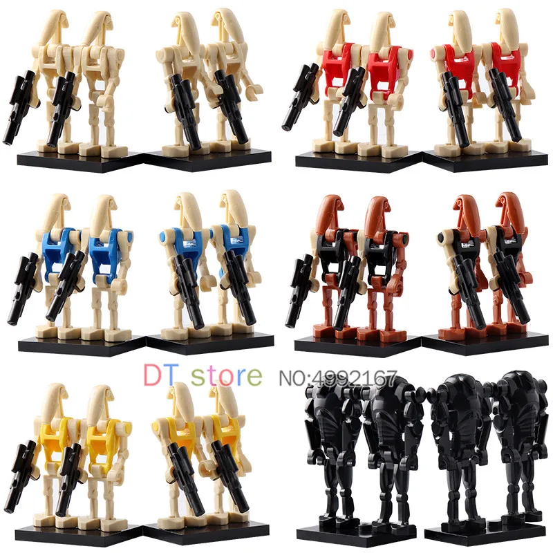 

Single Sale Star wars Figures Rogue One Combat Robot Doath Trooper Battle Droid Legoing Building Blocks Toys Children Gifts C009