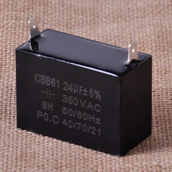 

CITALL CBB61 24uF Plus / minus 5% Small Gasoline Generator Capacitor 350V AC 50 60Hz Ceiling Fan Motor Pump Start-up & Operation