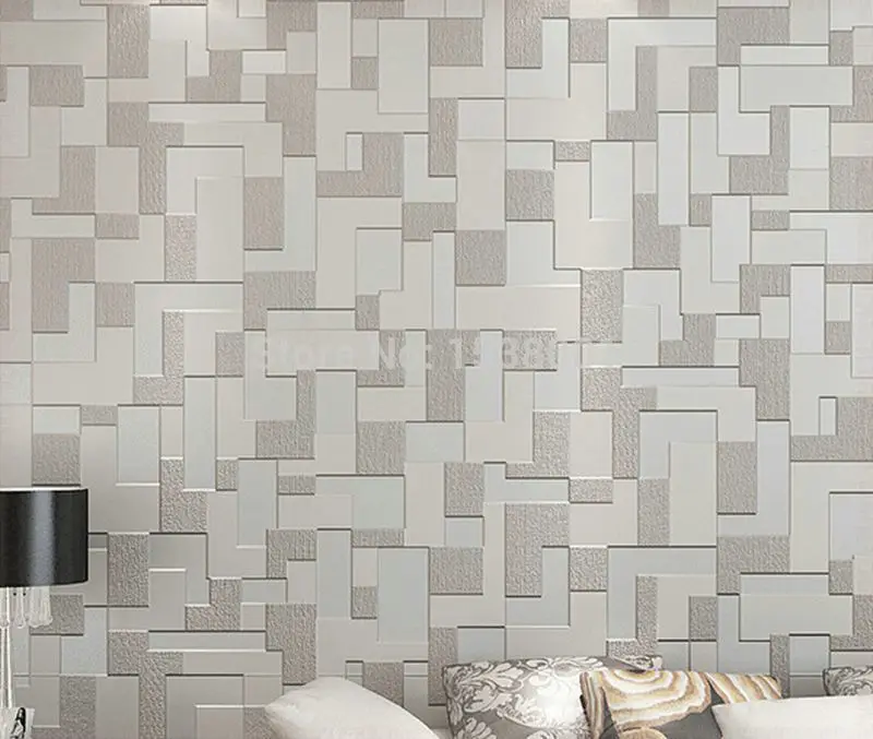 buy non woven embossed 3d wallpaper gray simple mosaic design bedroom living room wallpaper wall paper from reliable paper - Wallpaper Wall Designs buy non woven embossed 3d wallpaper gray simple mosaic design bedroom living room wallpaper wall paper from reliable paper - Wallpaper Wall Designs