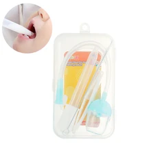 Kidlove 5 шт./компл. всасывающий носовой аспиратор устройство для кормления зажим для носа набор щеточек коробка из полипропилена набор для младенцев