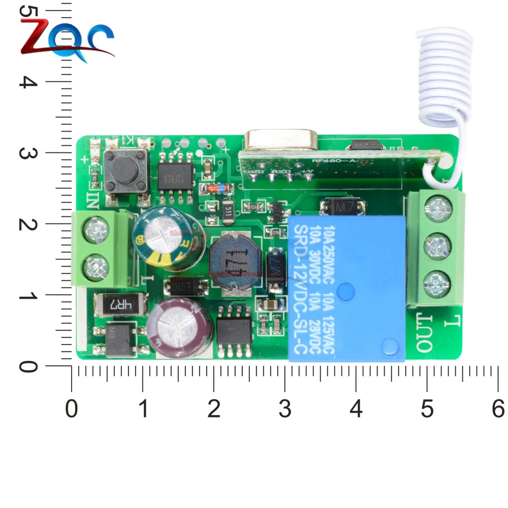 AC 220V 10A 1 Ch 315MHz 433MHz канал беспроводной Радиочастотный пульт дистанционного управления передатчик приемник реле переключатель лучший для умного дома