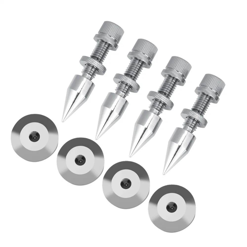 4 шт. изоляционные шипы для динамиков подставка Hi Fi колонка ударопрочные конусные